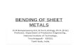 Dr.R.Narayanasamy - Bending of sheet metals