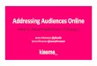 Addressing Museum Audiences Online