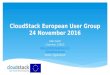 CloudStack EU user group - CloudStack news