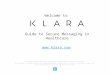 Klara guide to secure messaging in healthcare