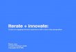 The IBM Intranet: Iterate + Innovate