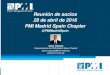 Reunión de socios pmi madrid spain chapter   28-abril-2016