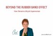 Beyond the rubber band effect