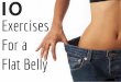 10 Exercises for a Flat Belly