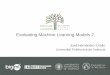 L12. Evaluating Machine Learning Algorithms II