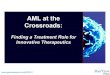 AML at the Crossroads: Finding a Treatment Role for Innovative Therapeutics