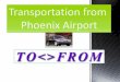 Transportation from phoenix airport