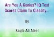 IQ Test Scores and Interpretation