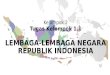 Lembaga-Lembaga Negara Republik Indonesia