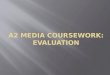 Media evaluation a2