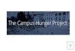 What is campus hunger