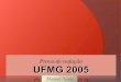 Prova de redação da UFMG-2005