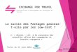 XFT : « Aérien – LCC, à la rencontre des nouvelles offres des compagnies et besoins voyageurs »