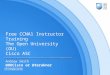 Free CCNA1 Instructor Training (Feb to July 2017)