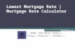 Best lowest mortgage rates on second mortgage in ontario