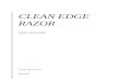 Clean Edge Razor case analysis