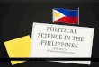 Political Science in the Philippines