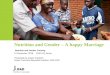 Nutrition and Gender - A Happy Marriage (By J. Friedrich, IFAD)