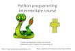 CoderDojo: Intermediate Python programming course