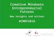 Creative mindset entrepreneurial future event ppt intro