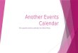 Another Events Calendar