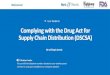 Complying with the Drug Act for Supply Chain Distribution