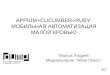 Appium+Cucumber+Ruby: мобильная автоматизация малой кровью, Андрей Малых, Абак Пресс