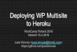Deploying WP Multisite to Heroku
