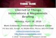 Xprize Think Tank Phoenix IoT Presentation 4/18/16