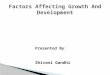 factors affecting growth and development