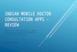 Indian mobile doctor consultation apps  review