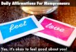 How To Write Daily Affirmations for Mompreneurs