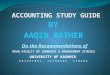 Accounting study guide