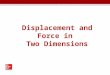 Displacement and force in two dimensions