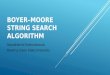 Boyer–Moore string search algorithm