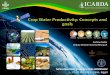 Crop water productivity: briefing on concepts, definitions and goals, Andrew Noble