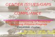 GENDER ISSUE/GAPS VS COMPLIANCE TO EDUCATION FOR FO2