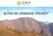 ALTOS DE LIPANGUE PROJECT