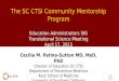 The SC CTSI Community Mentorship Program