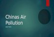 Chinas air pollution