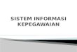 Sistem informasi kepegawaian