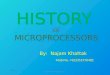 History of intel microprocessors ppt