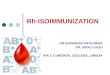 Rh isoimmunization