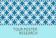 Tour poster research