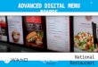 Advanced Digital Menu Boards