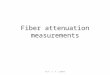 Fiber measurements by Prof. Snehal Laddha