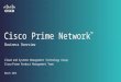 Cisco prime network 4.1 technical overview