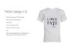T shirt design presentation