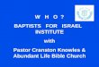 Israel trip with Abundant Life Bible Church Dec 2016 announcement