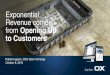 OXS15 | Exponential Revenue comes from Opening Up to Customers